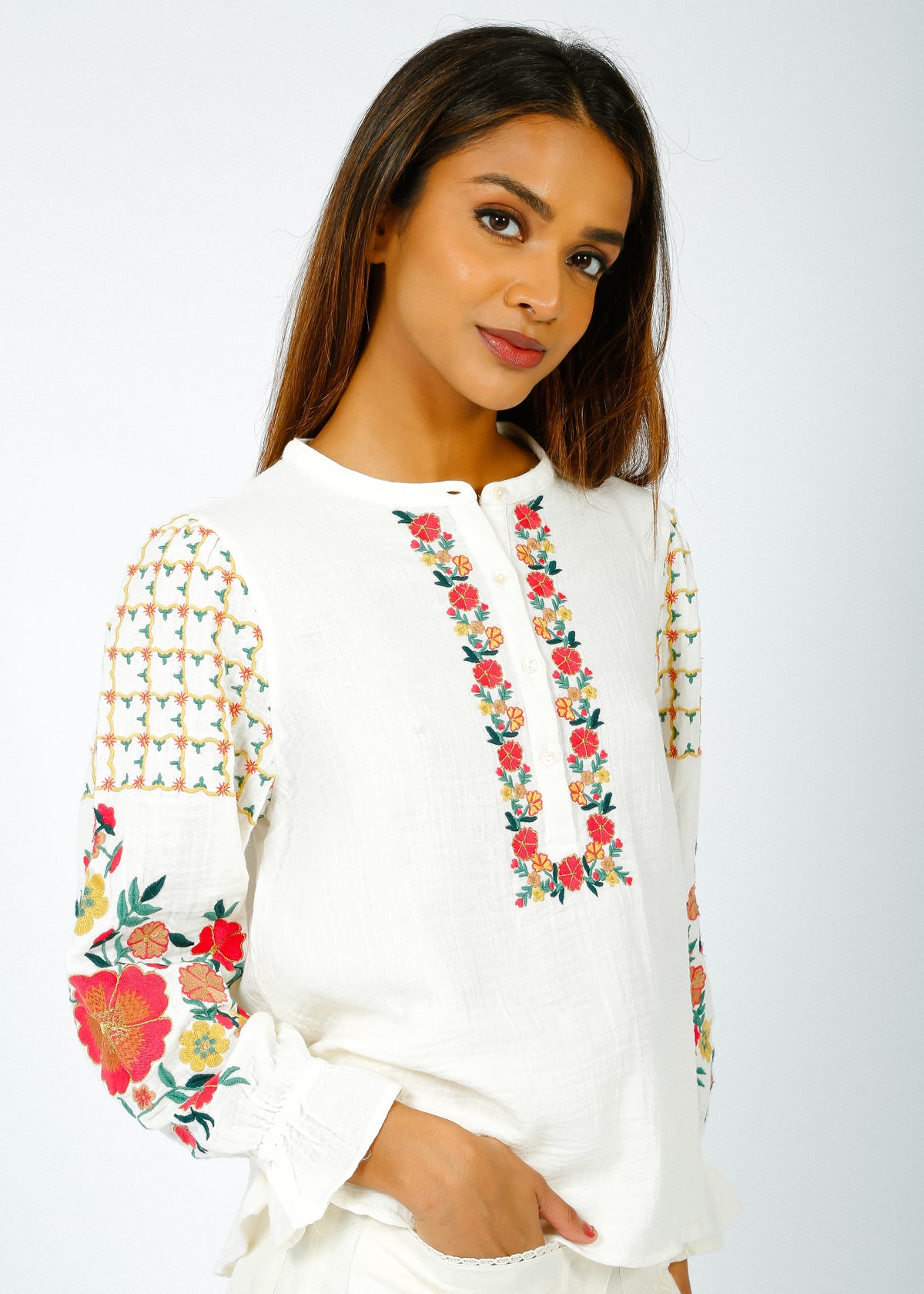 LM Marielle Blouse in Off White