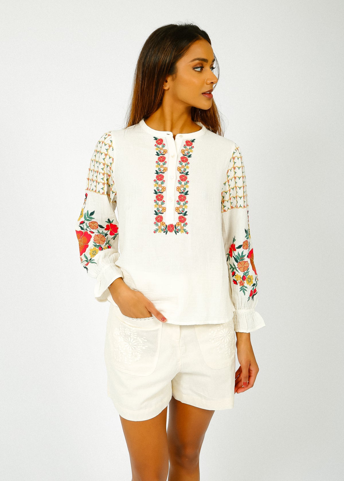 LM Marielle Blouse in Off White