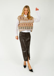 You added <b><u>MM Valvola Knit Vest in Camel Jacquard</u></b> to your cart.