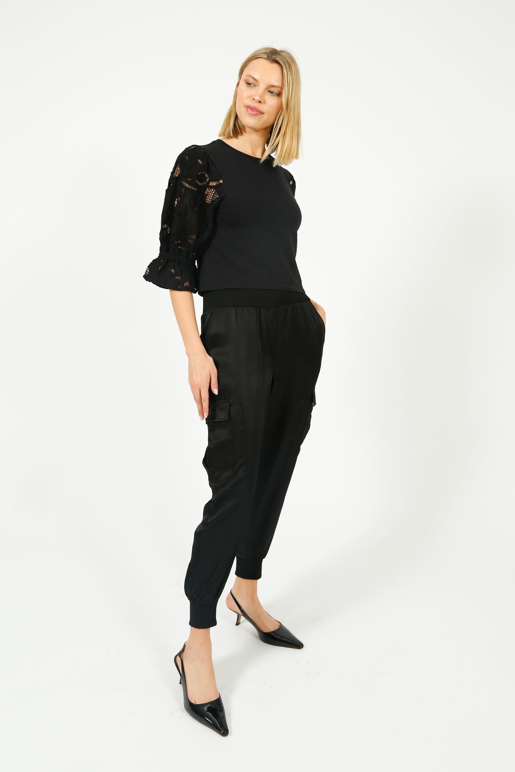 Cinq à Sept Giles Pant in Black