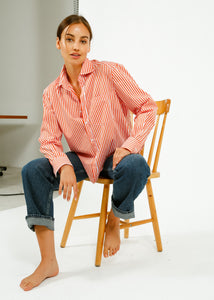 You added <b><u>PARK Classic Shirt in Orange, White Stripe</u></b> to your cart.