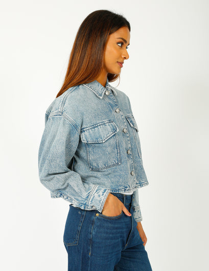 R&B Jaiden Shirt Jacket in Elle