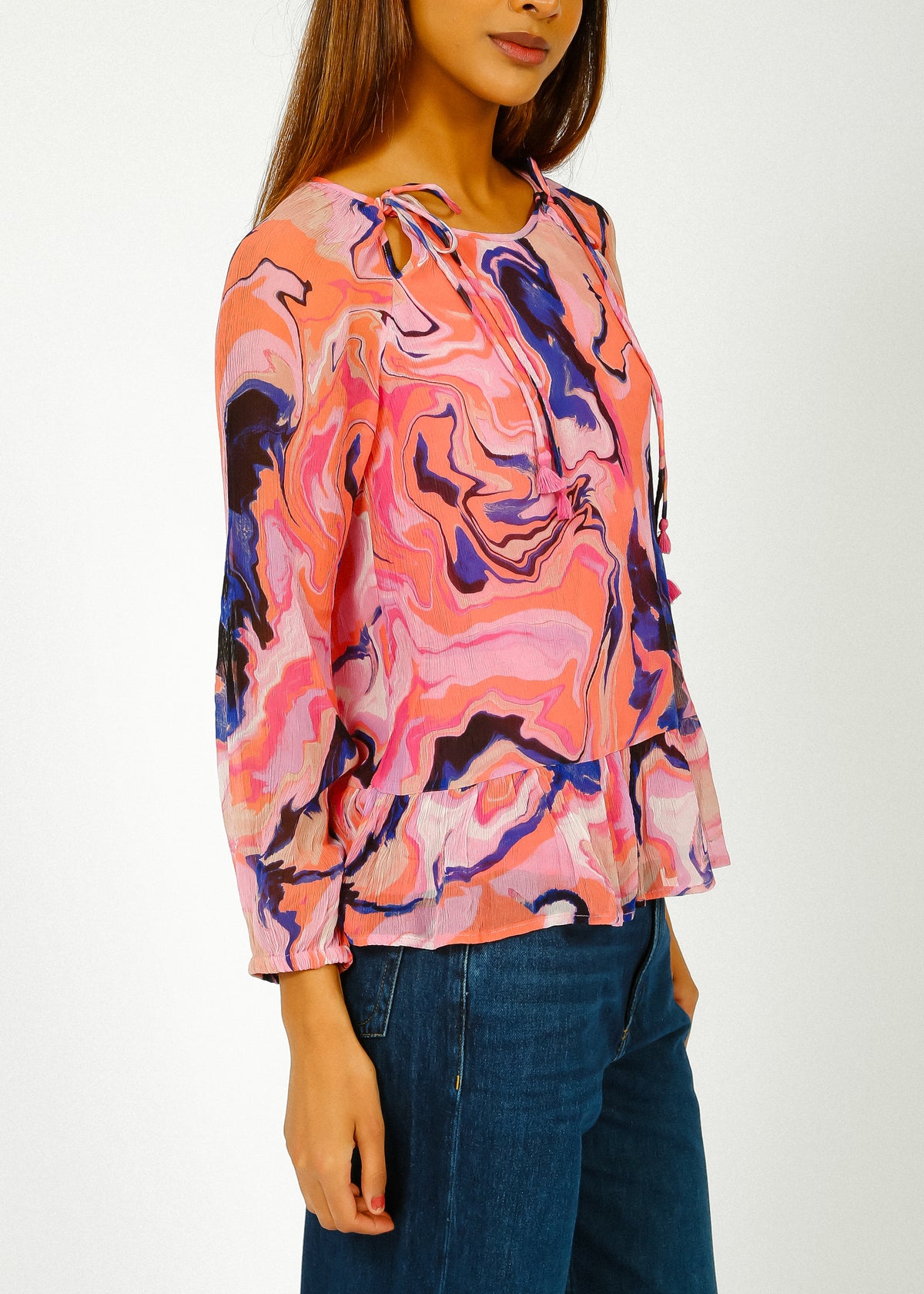 MOLIIN Ulrika Top in Coral Almond
