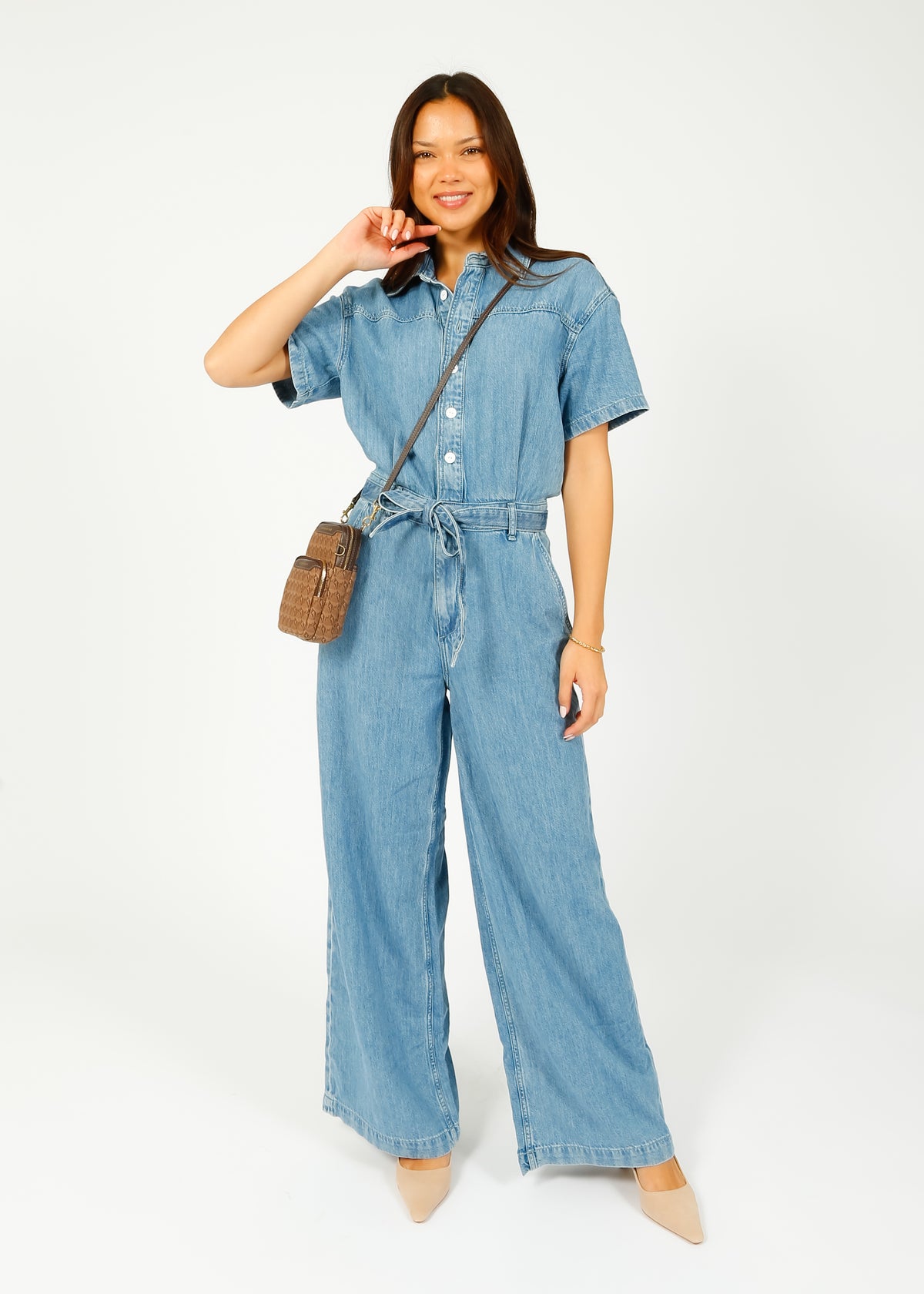 R&B Ultra Featherweight Sofie Cropped Jumpsuit