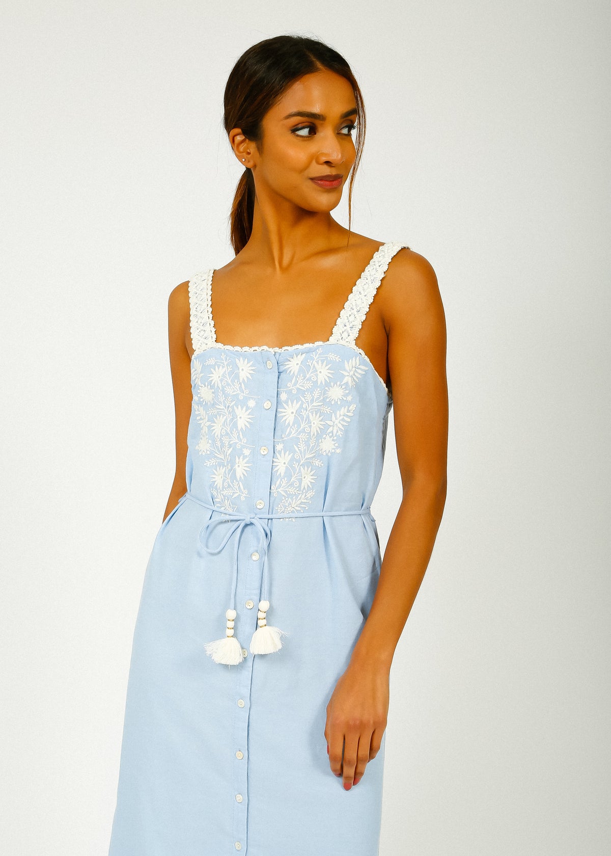 Louise Misha Guanareva Dress in Light Blue