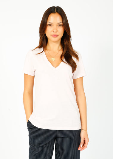 R&B The Slub Tee in Blush