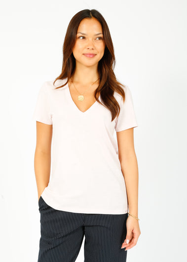 R&B The Slub Tee in Blush