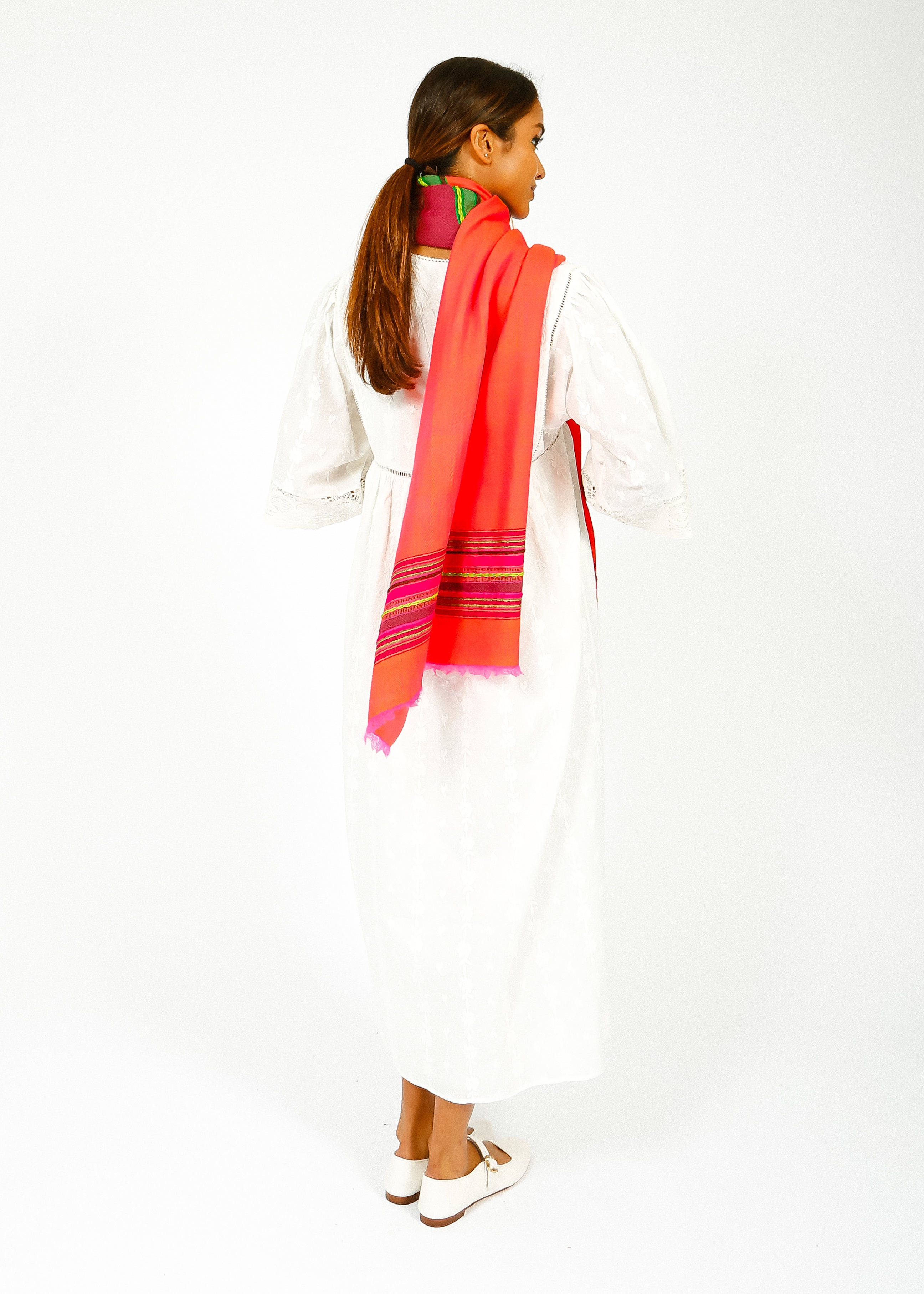 ANNA 003 Himalaya Scarf in Pink