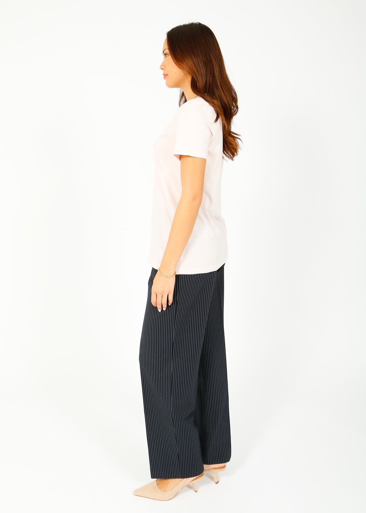 R&B The Slub Tee in Blush