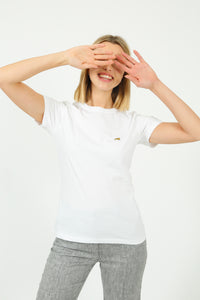 You added <b><u>Bella Freud Embroidered Dog Classic Tee in White</u></b> to your cart.
