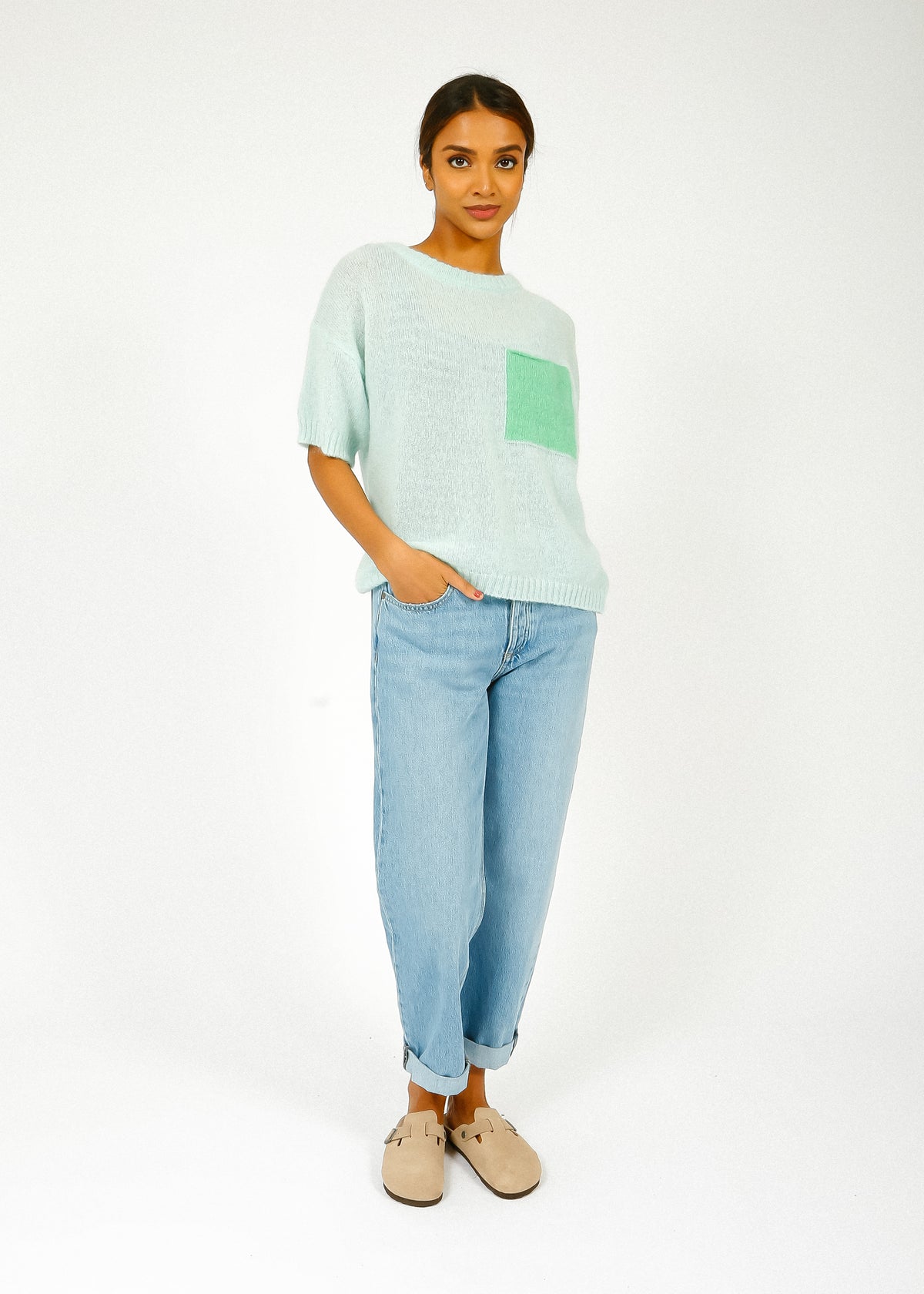 MA Babylo SS Knit in Sky