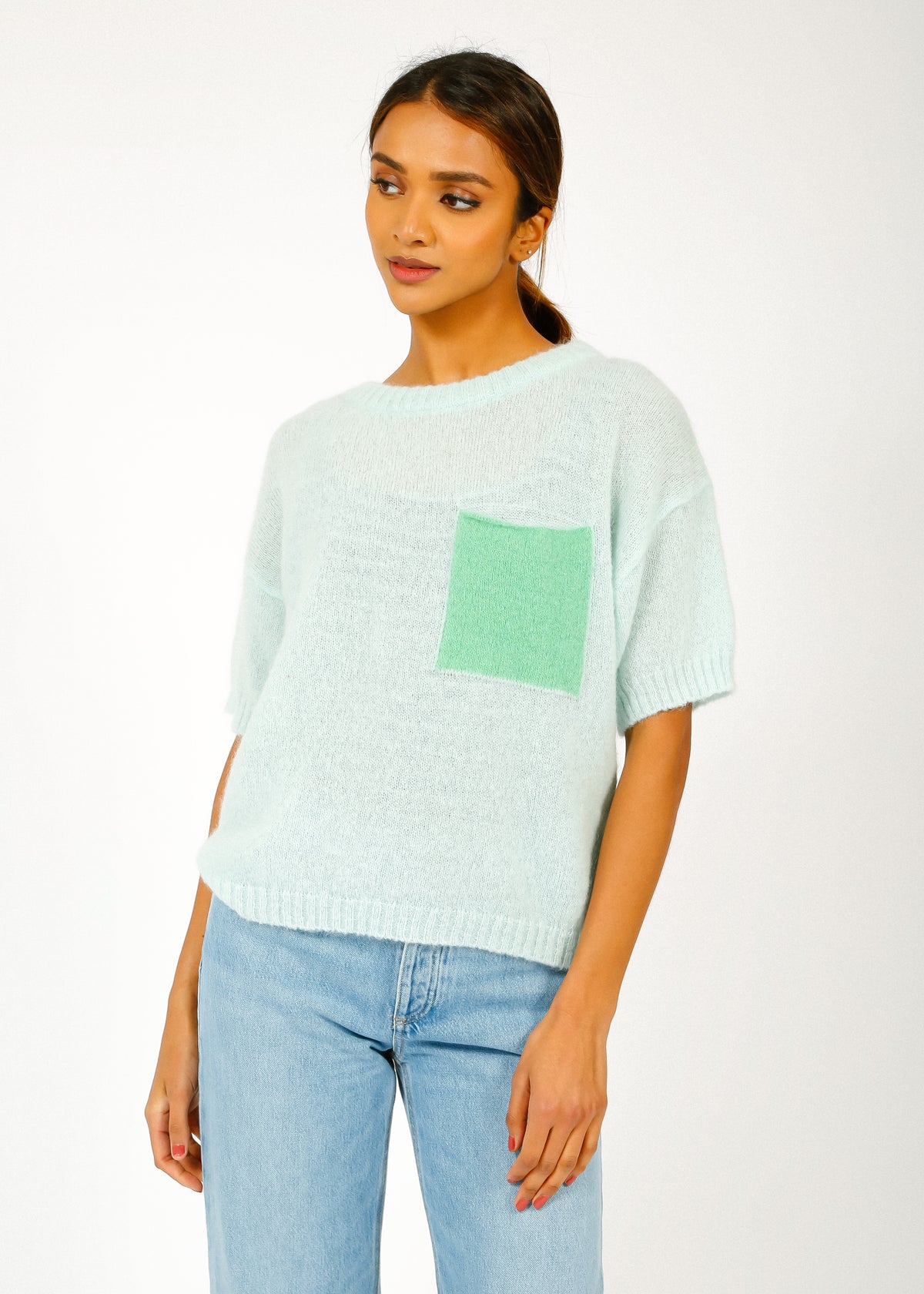 MA Babylo SS Knit in Sky