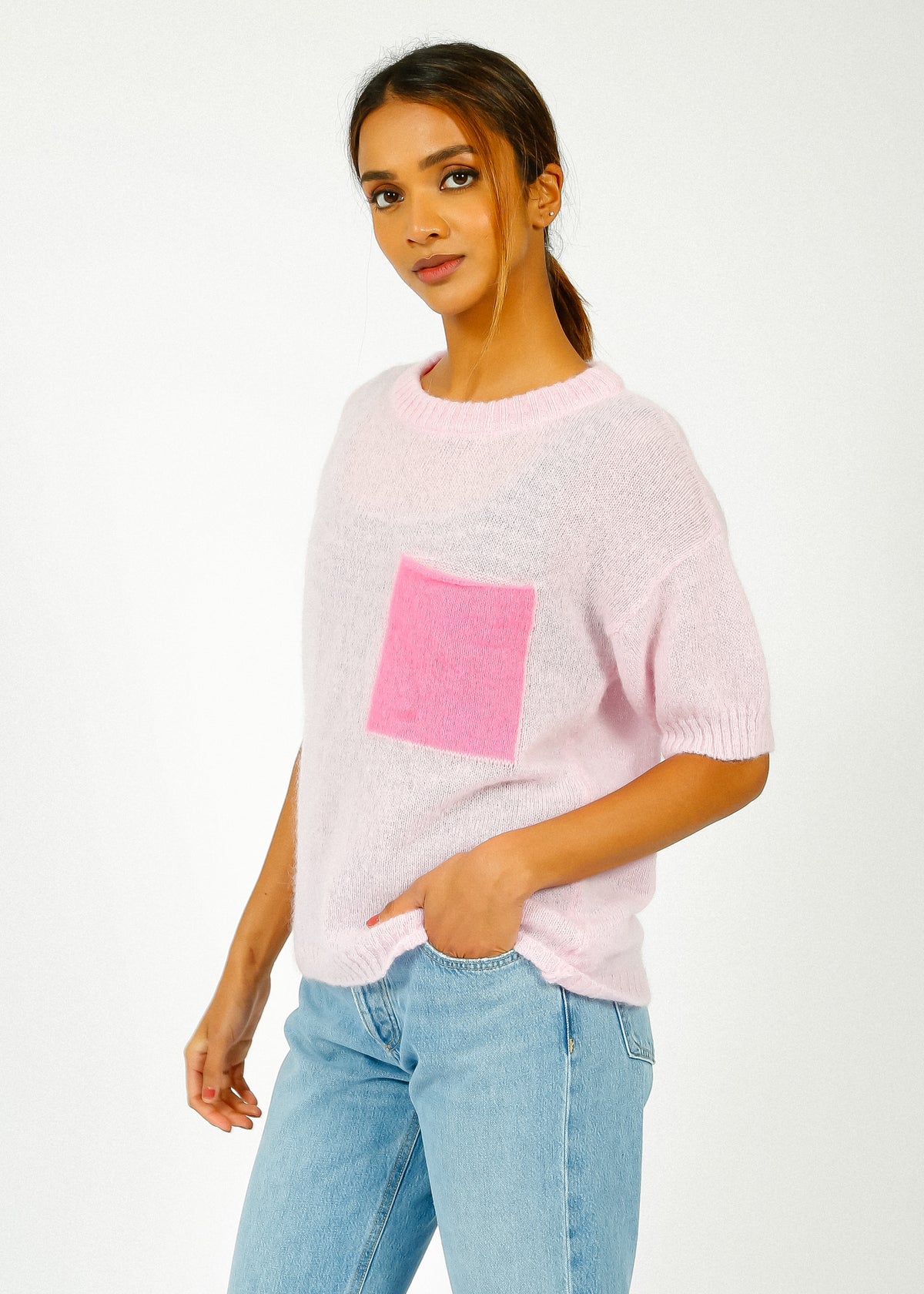 MA Babylo SS Knit in Macaroon