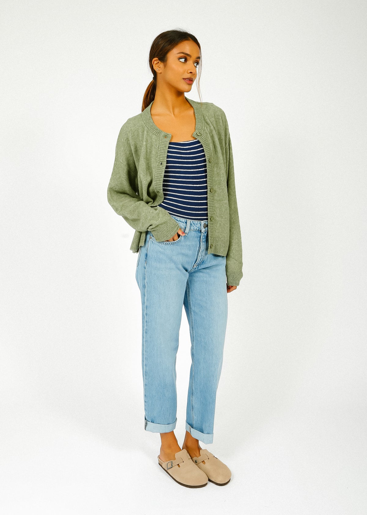 R&B  Dre Low Rise Baggy in Amal