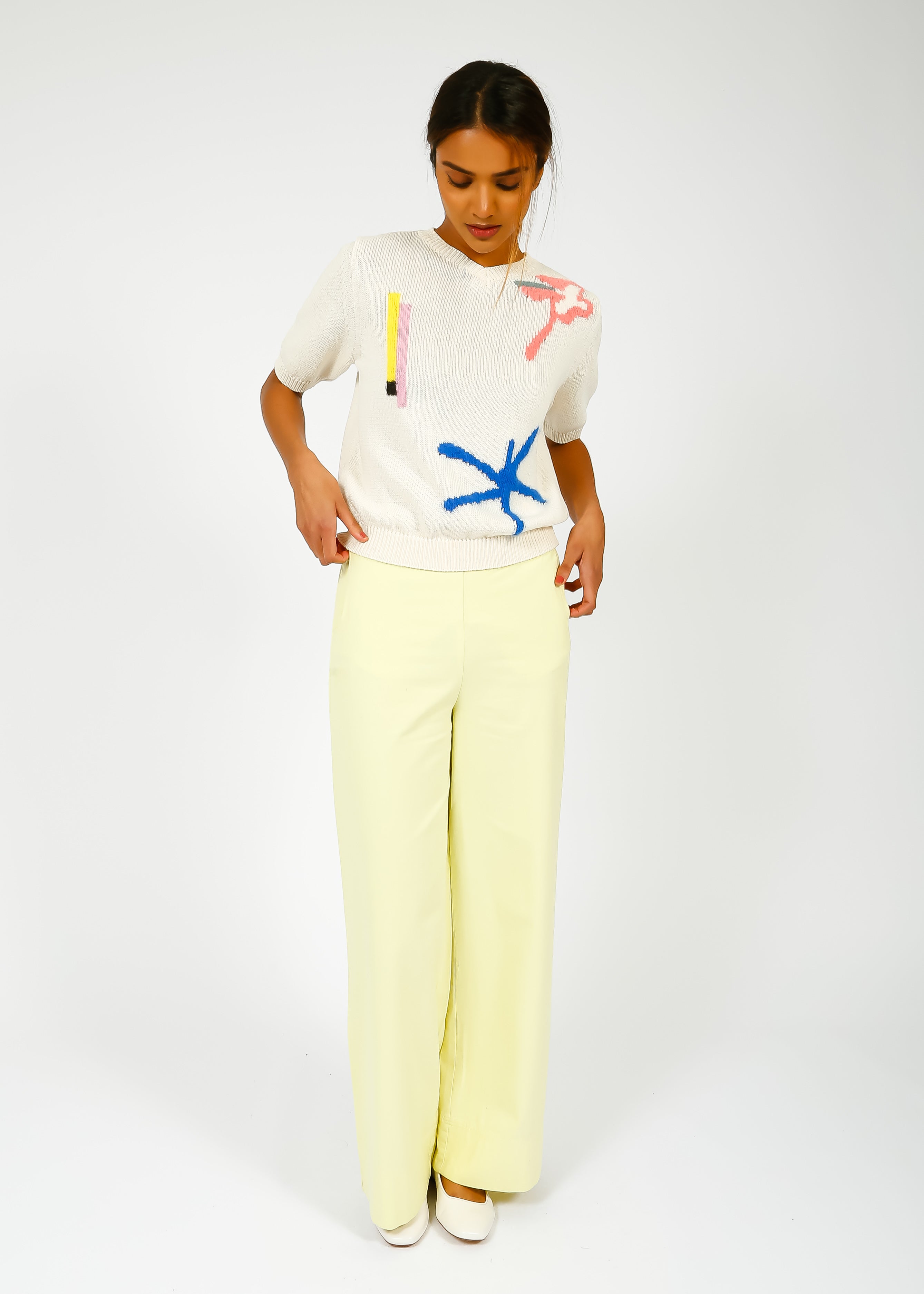 MM Veruska Knit Top in Ivory