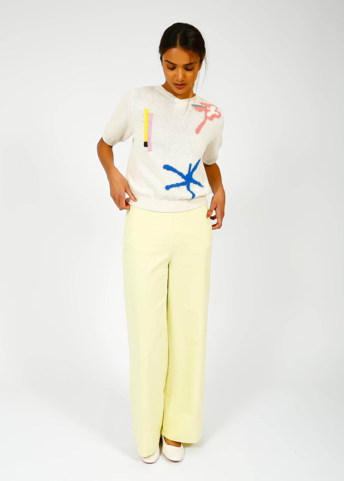 MM Veruska Knit Top in Ivory