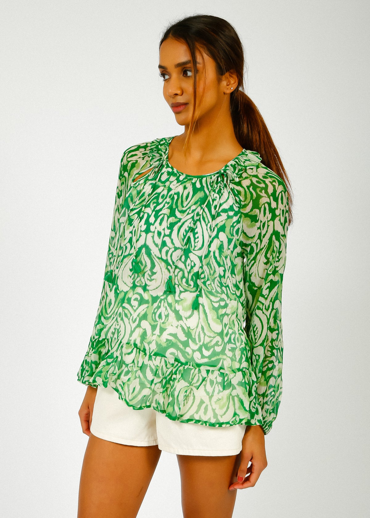 MOLIIN Danielle Top in Irish Green