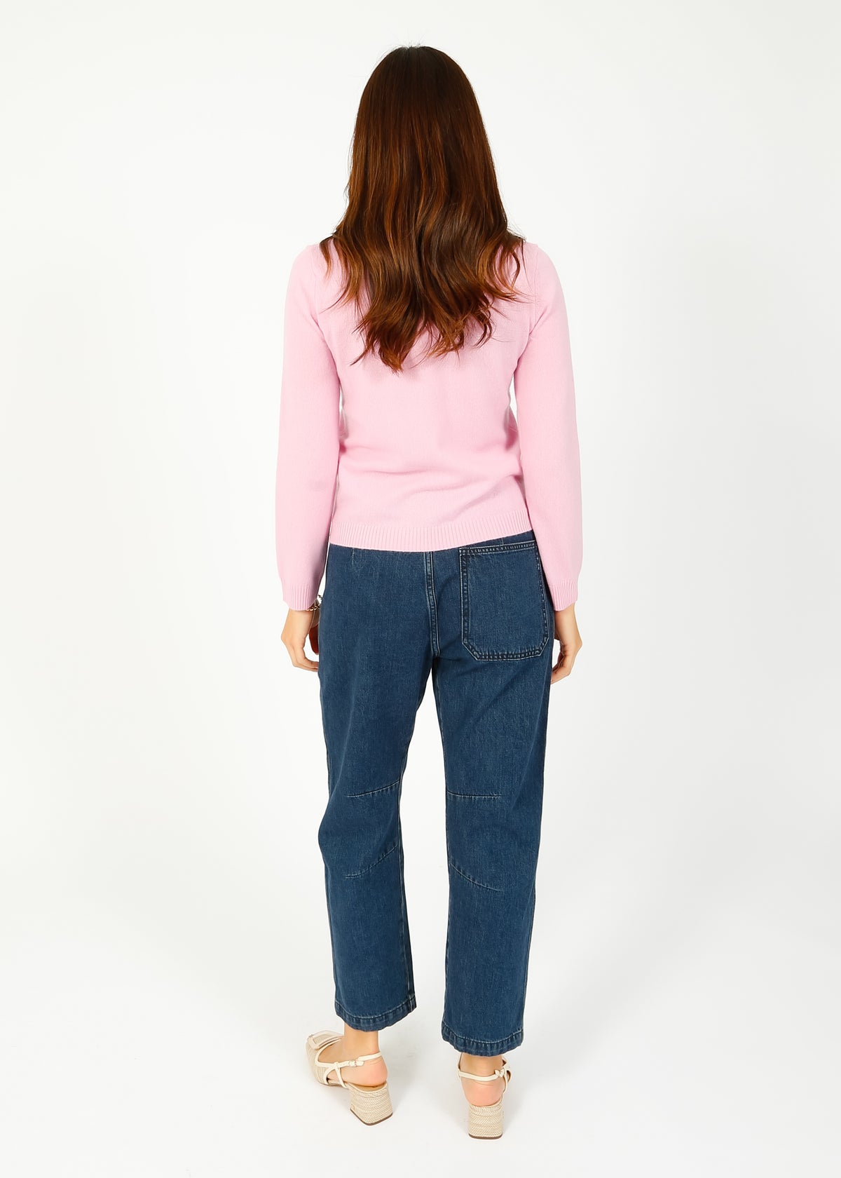 JU Hello Crew in Pale Pink
