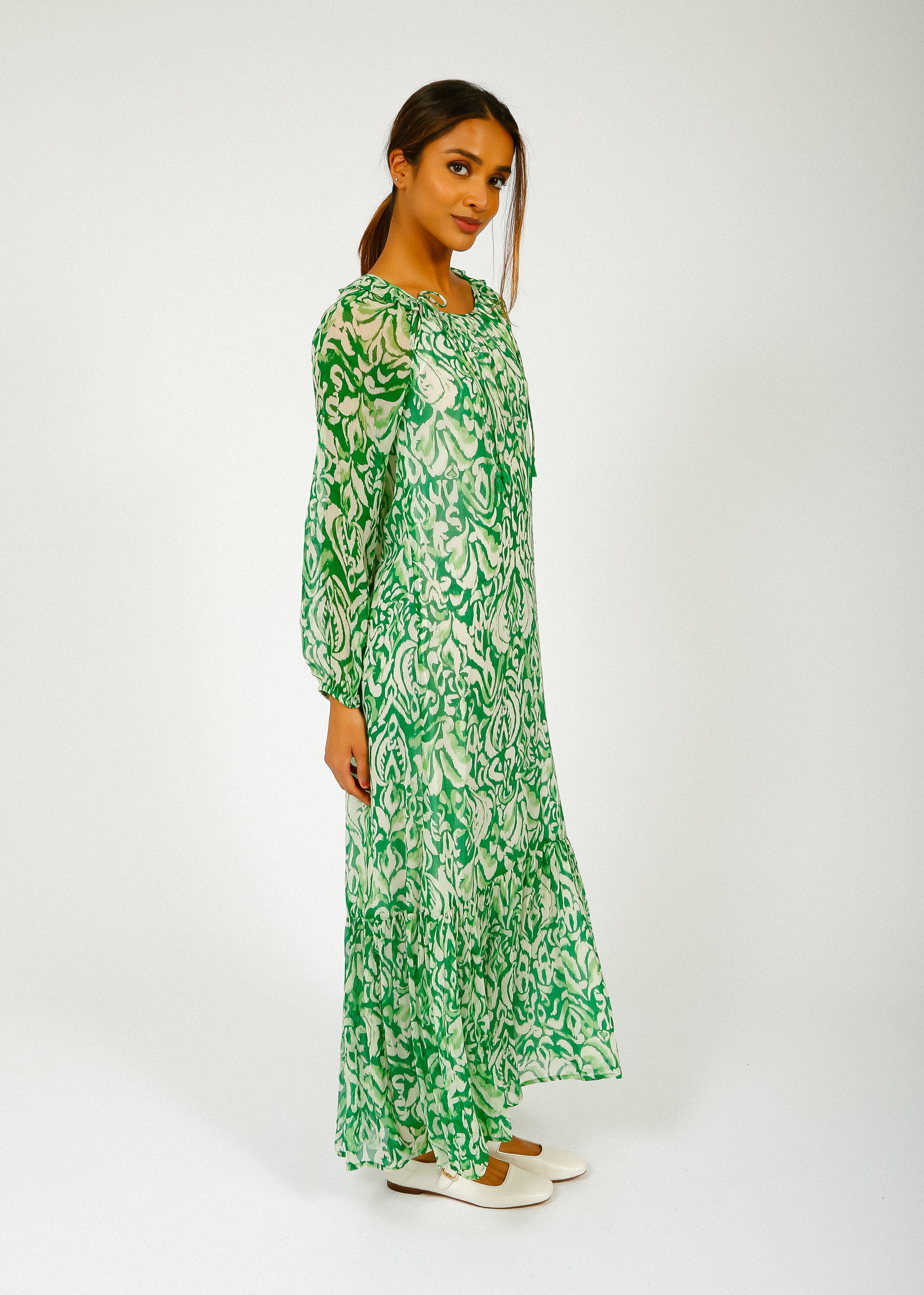 MOLIIN Courtney Dress in Irish Green