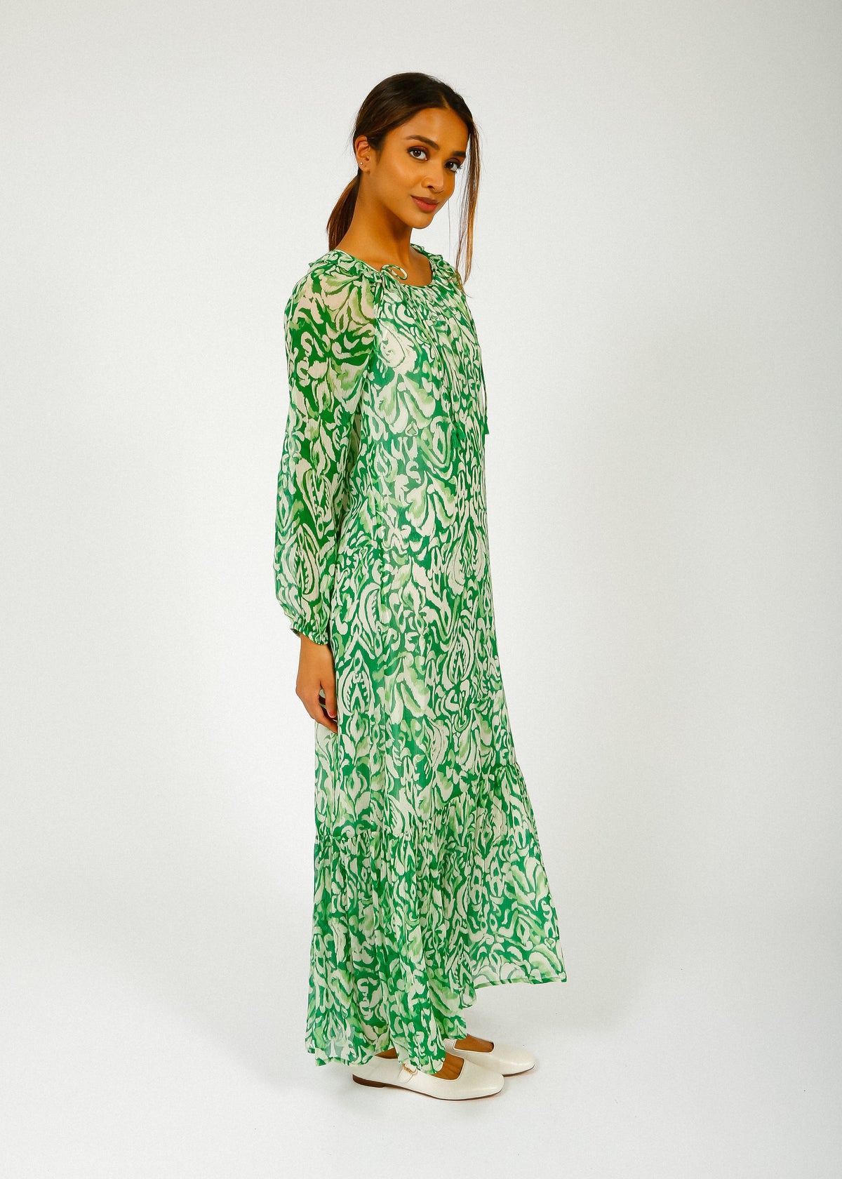MOLIIN Courtney Dress in Irish Green
