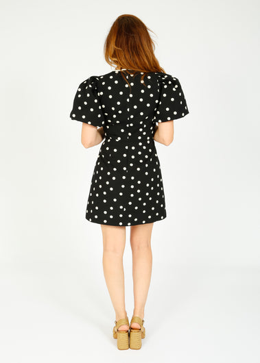 QOA Iris Dress in Polka