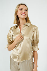 You added <b><u>Cinq à Sept Fiona Top in Khaki</u></b> to your cart.