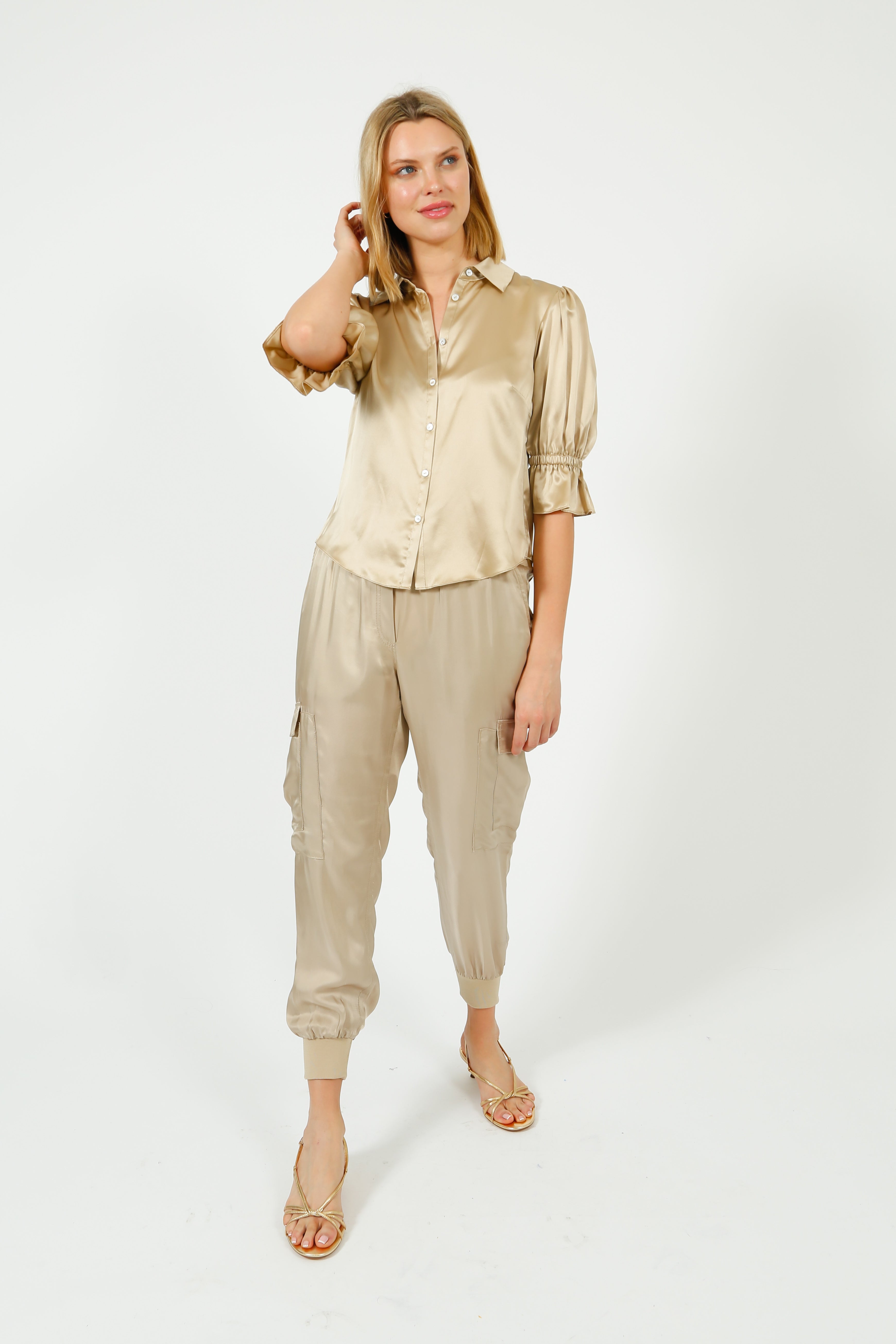 Cinq à Sept Giles Pant in Khaki