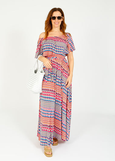 Onjenu Misty Maxi Dress in Balear