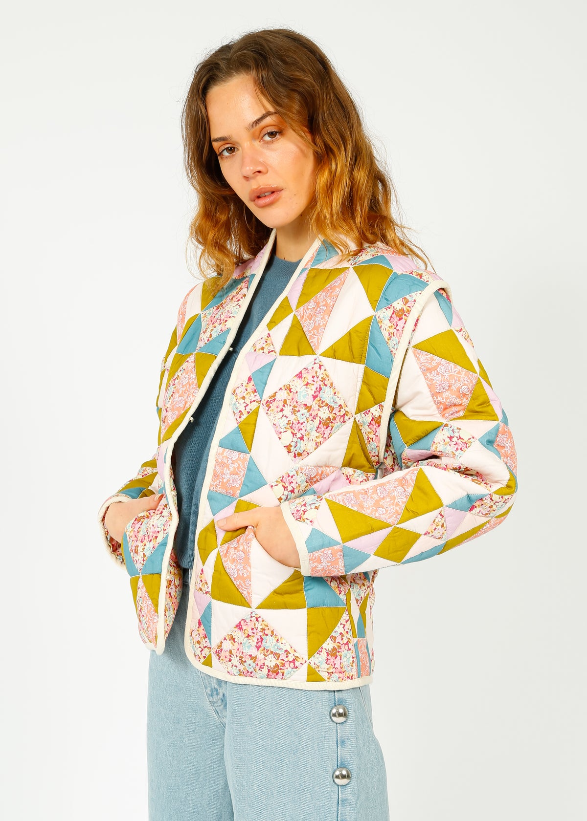 LM Neliana Jacket in Patchwork Sweet Pastel