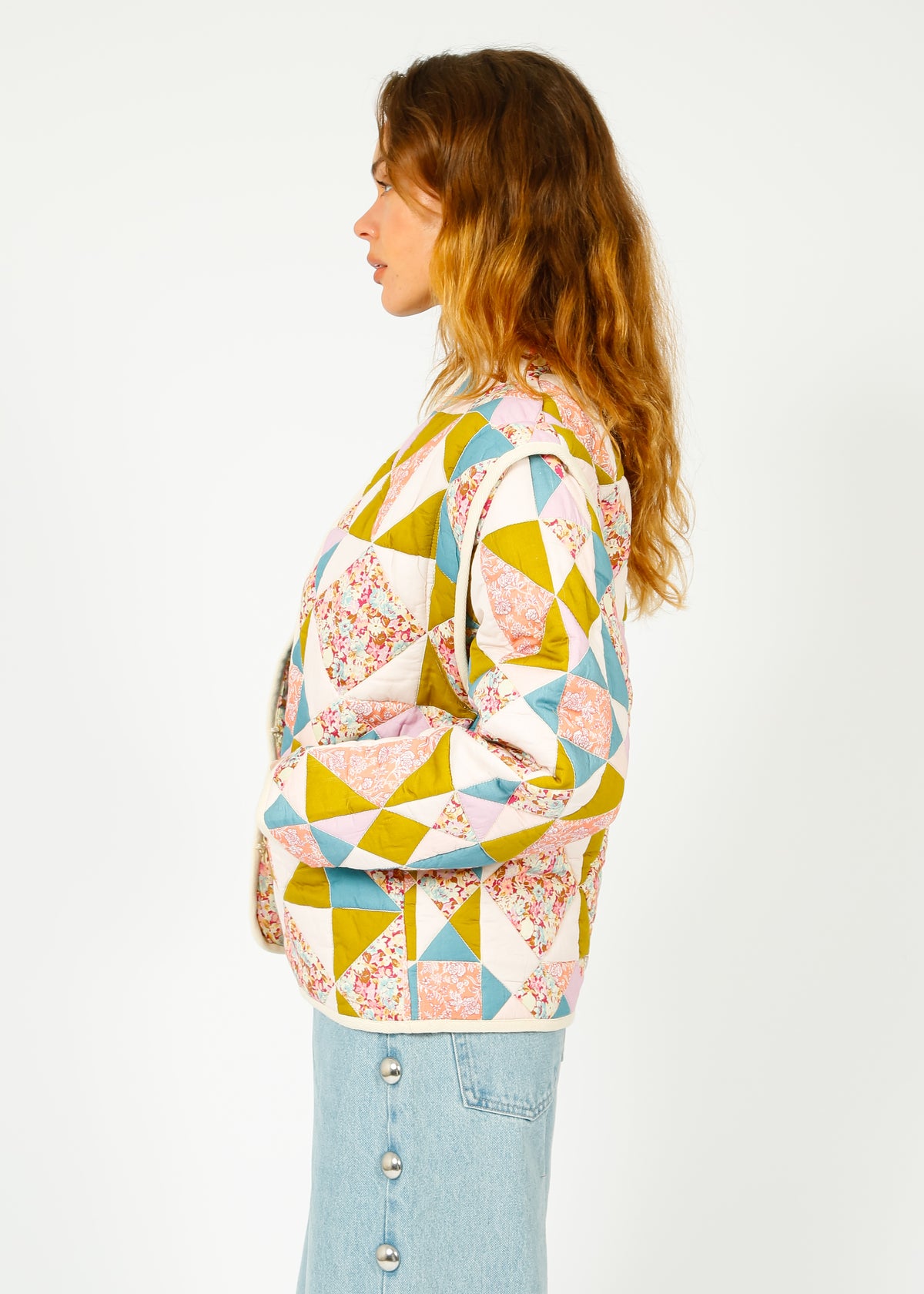 LM Neliana Jacket in Patchwork Sweet Pastel