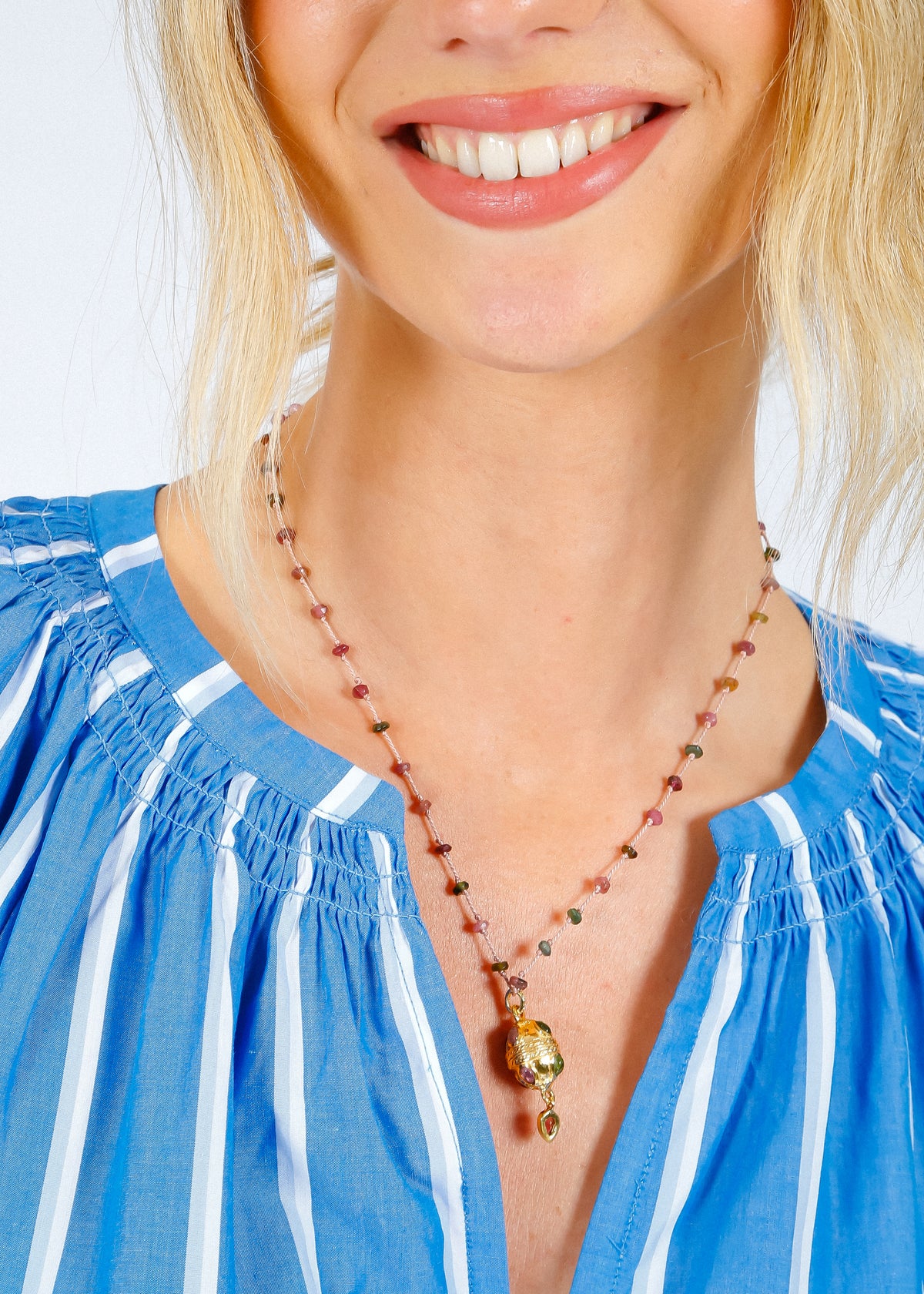 LP CO195 Berta Pendant on Tourmaline Chain