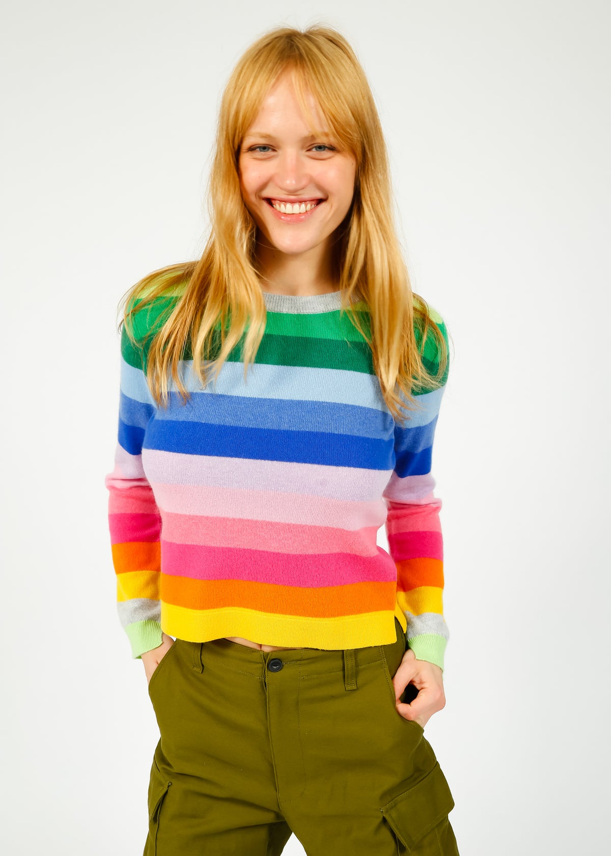 JU Multi Stripe Crew