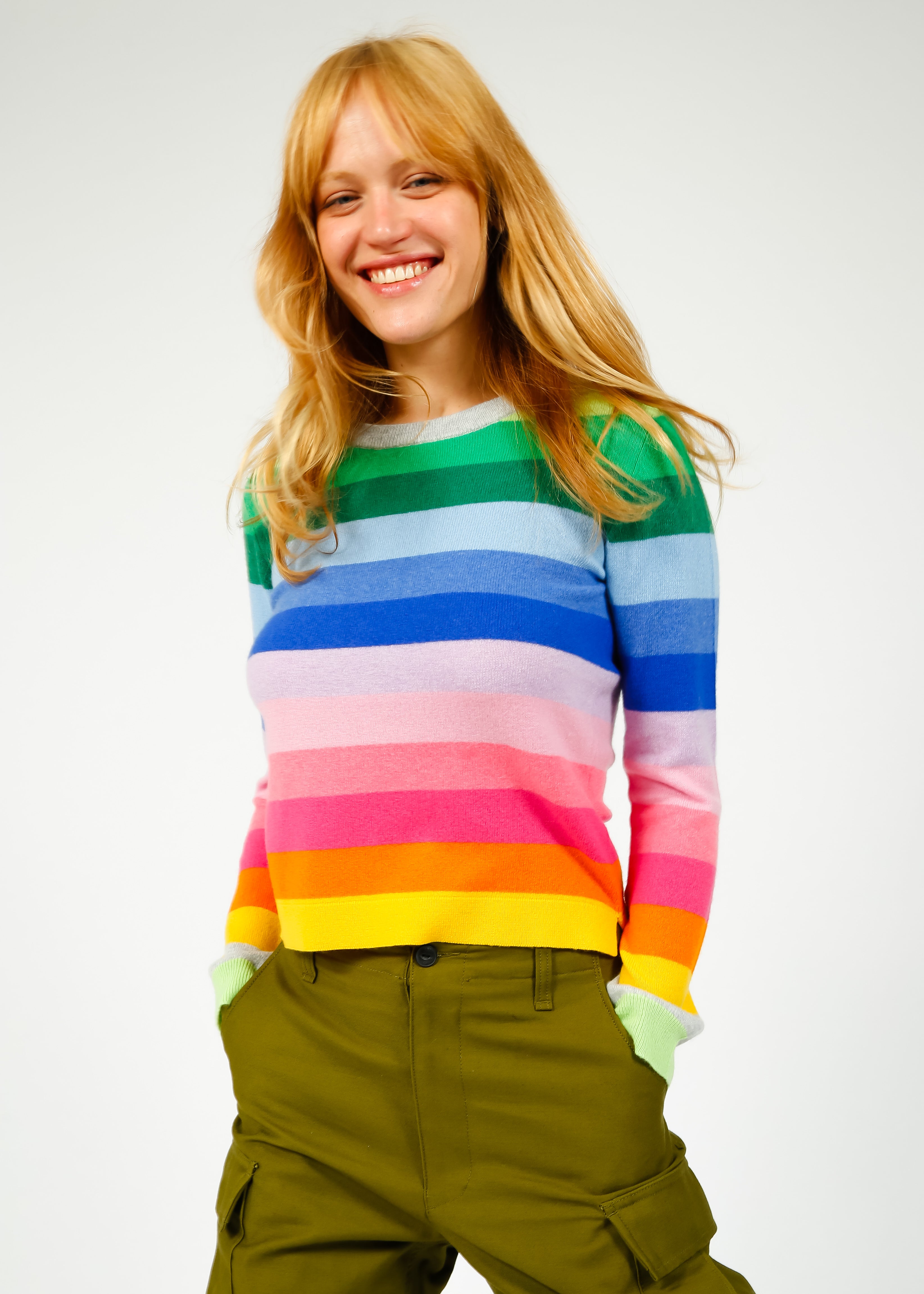 JU Multi Stripe Crew