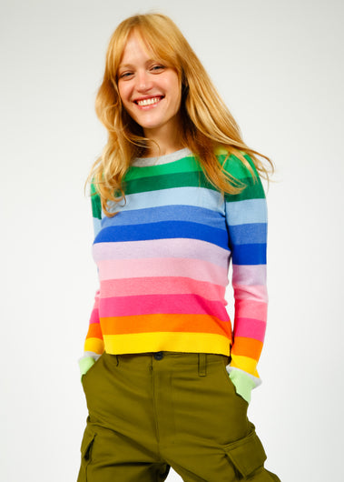 JU Multi Stripe Crew