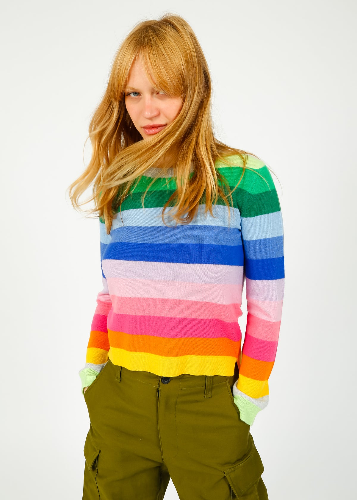 JU Multi Stripe Crew