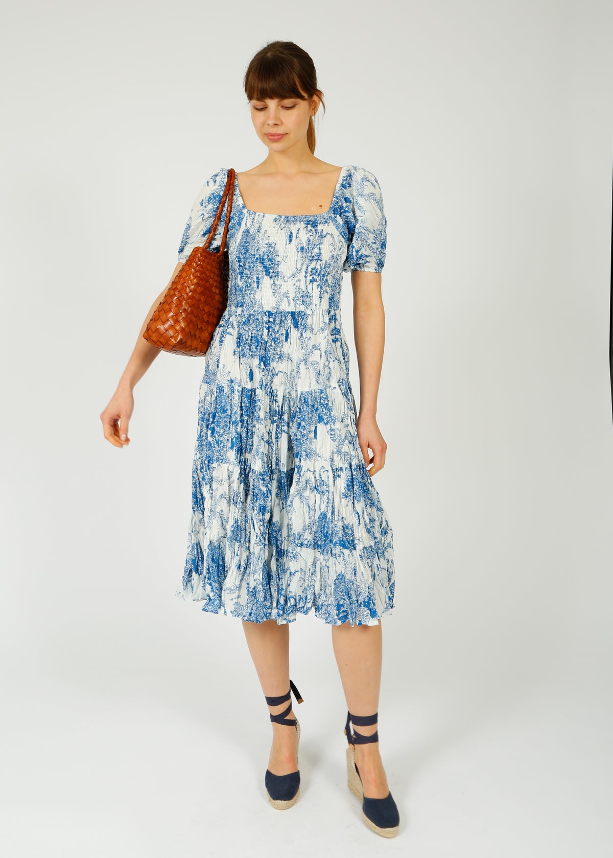 DREAM Waterfront Dress in Blue Sketch