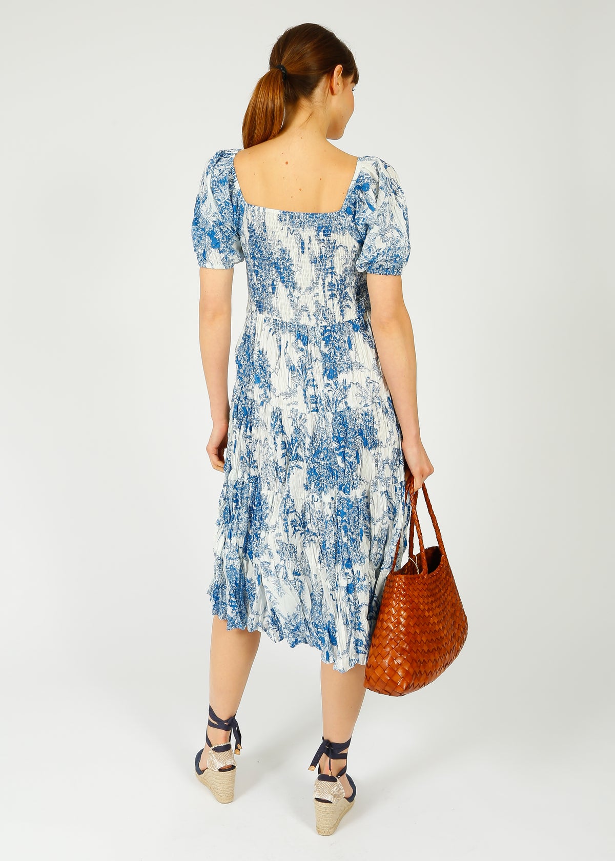 DREAM Waterfront Dress in Blue Sketch