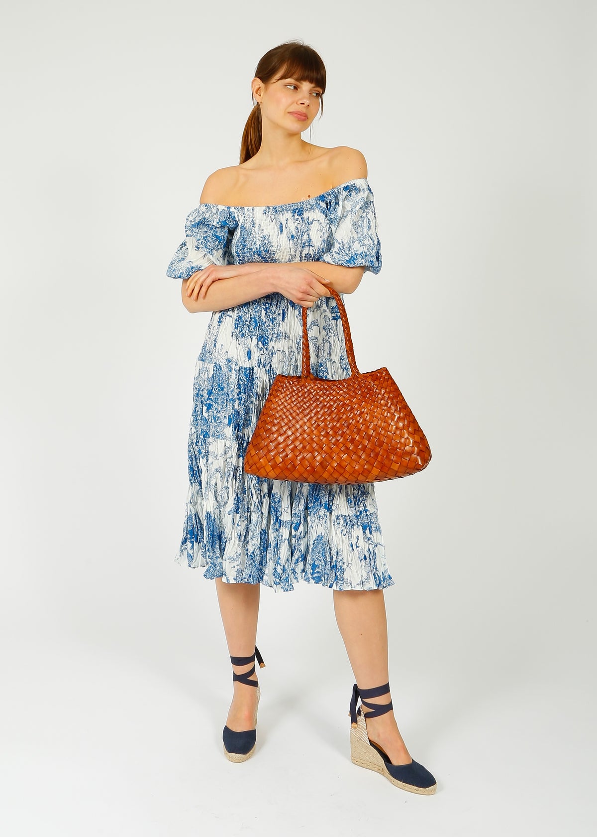 DREAM Waterfront Dress in Blue Sketch