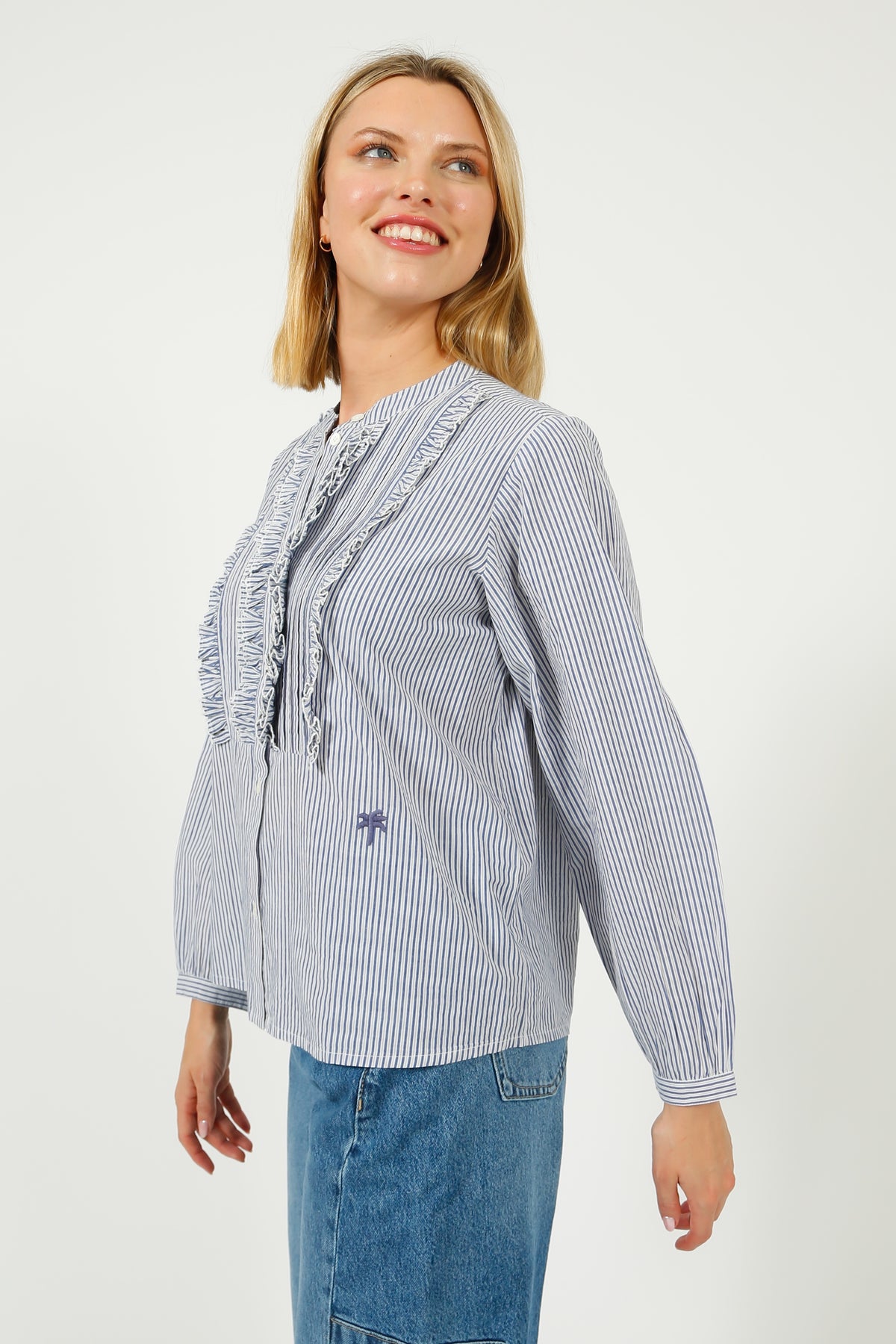 FIVE Constantine Blouse in Indigo