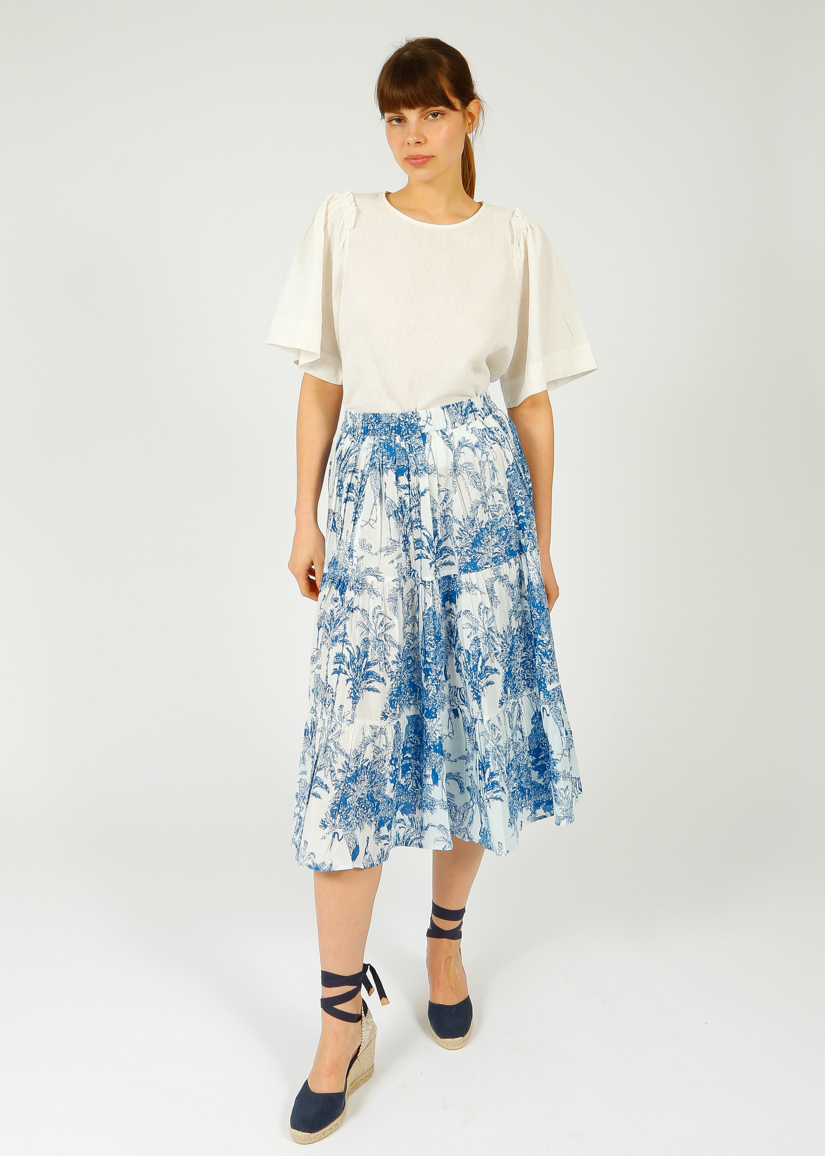 DREAM Skazen Skirt in Blue Sketch