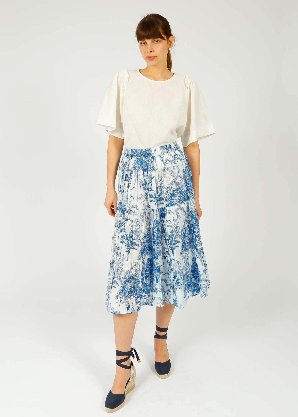 DREAM Skazen Skirt in Blue Sketch
