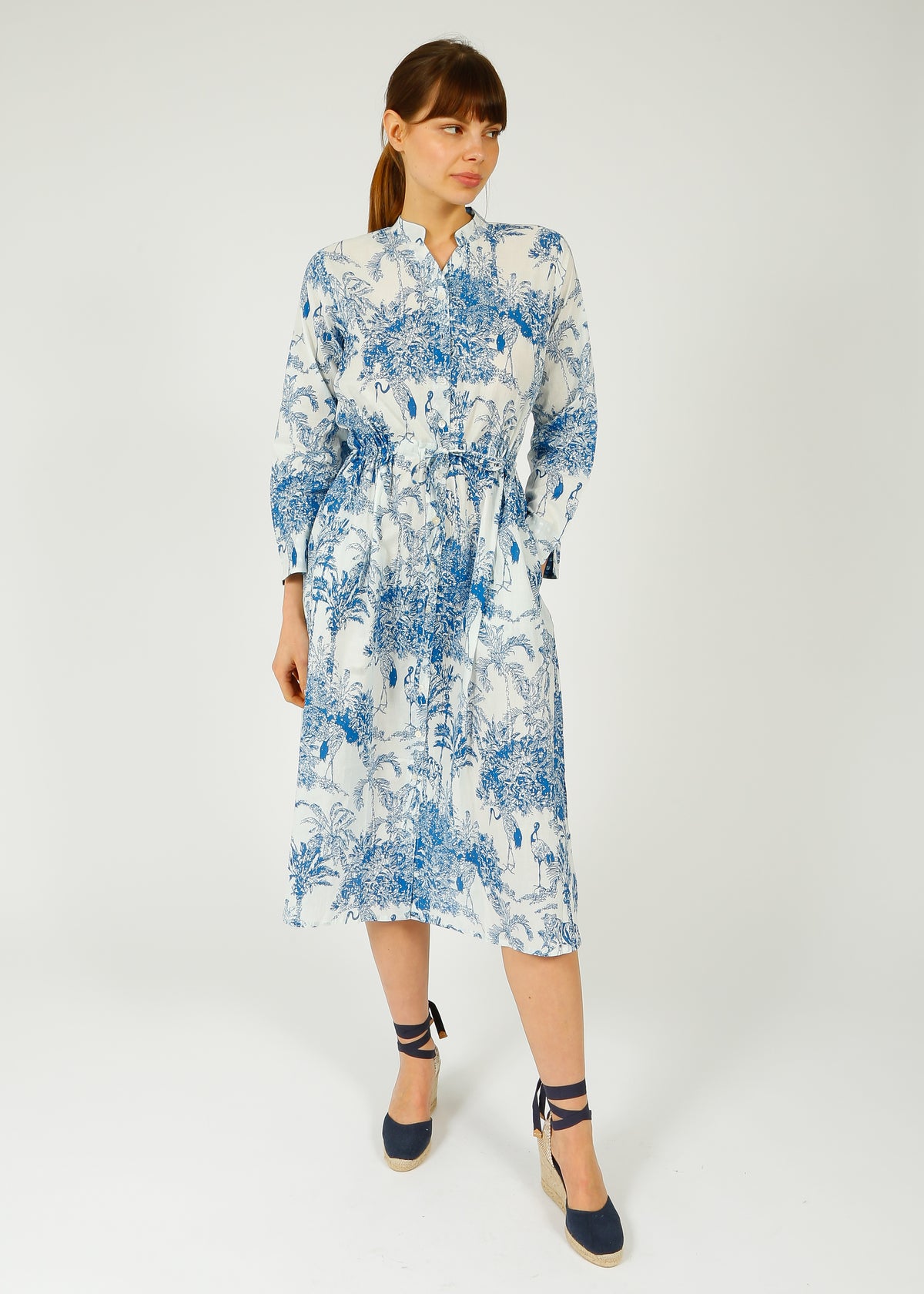 DREAM Clara Dress in Blue Sketch