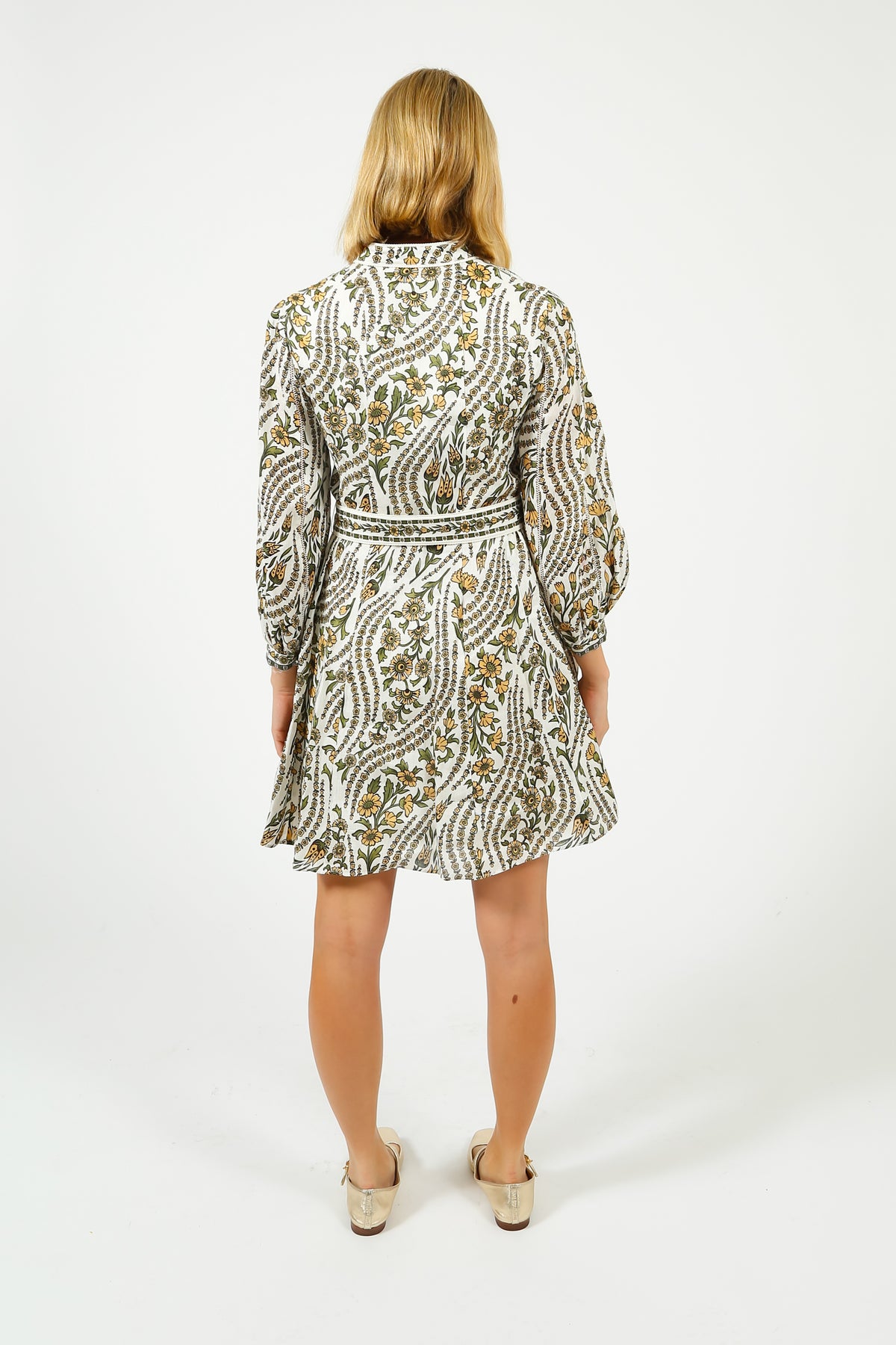 VB Nolan Printed Short Dress
