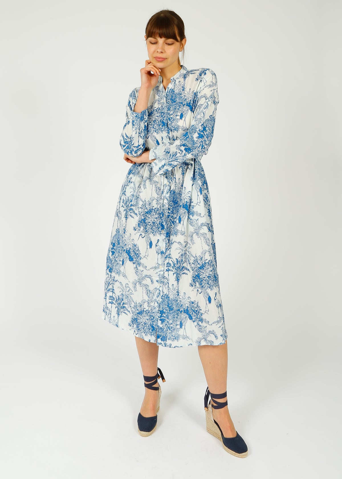 DREAM Clara Dress in Blue Sketch