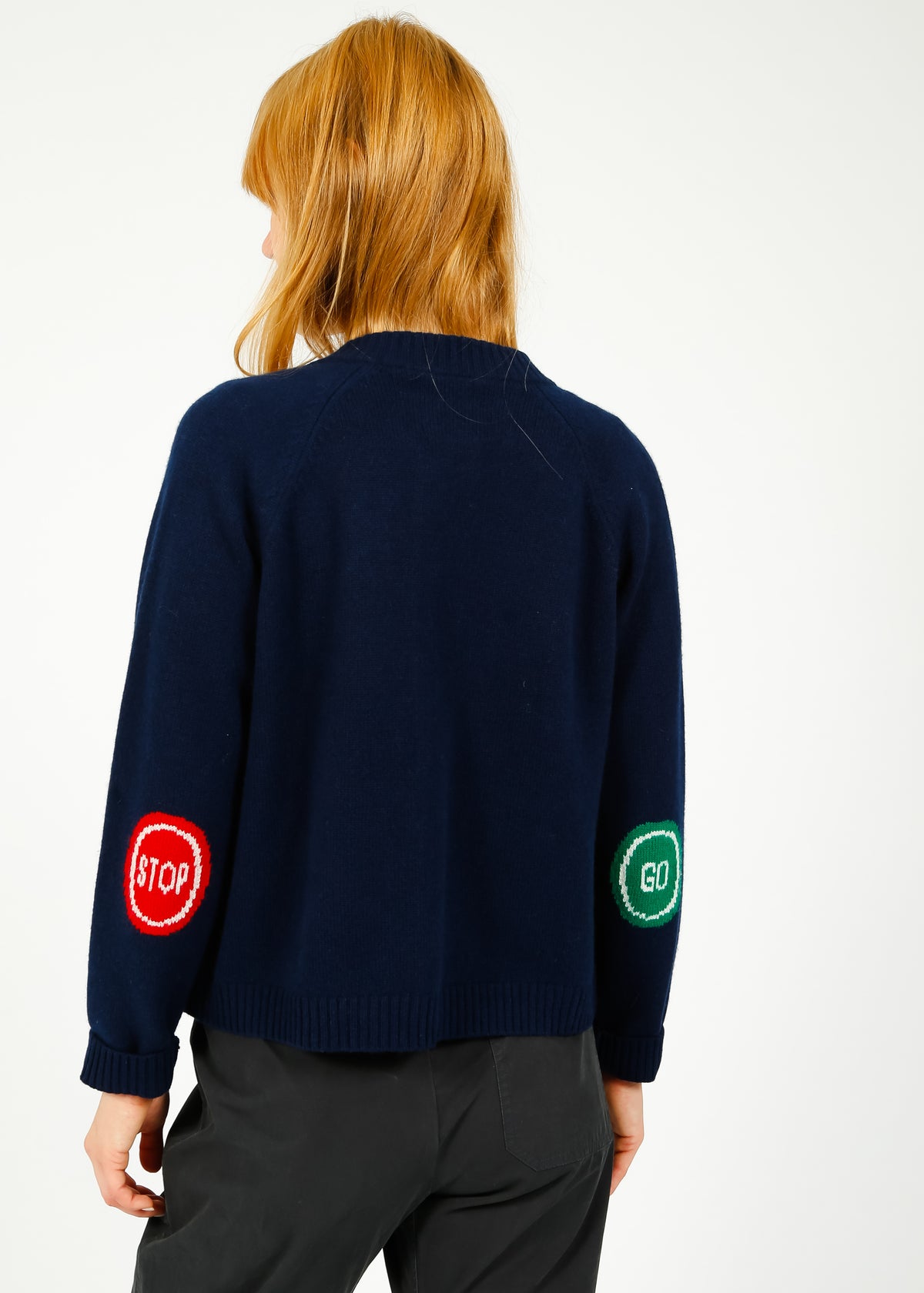 JU Stop/Go Cardi in Navy