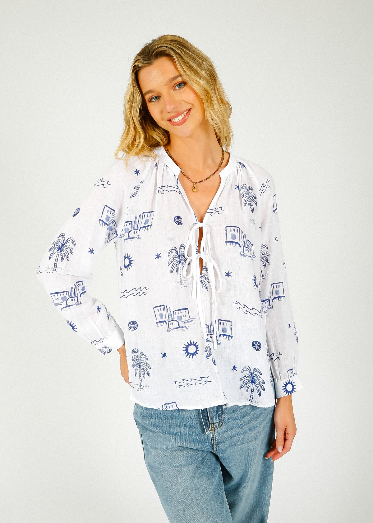 RAILS Brielle Top in Mykonos