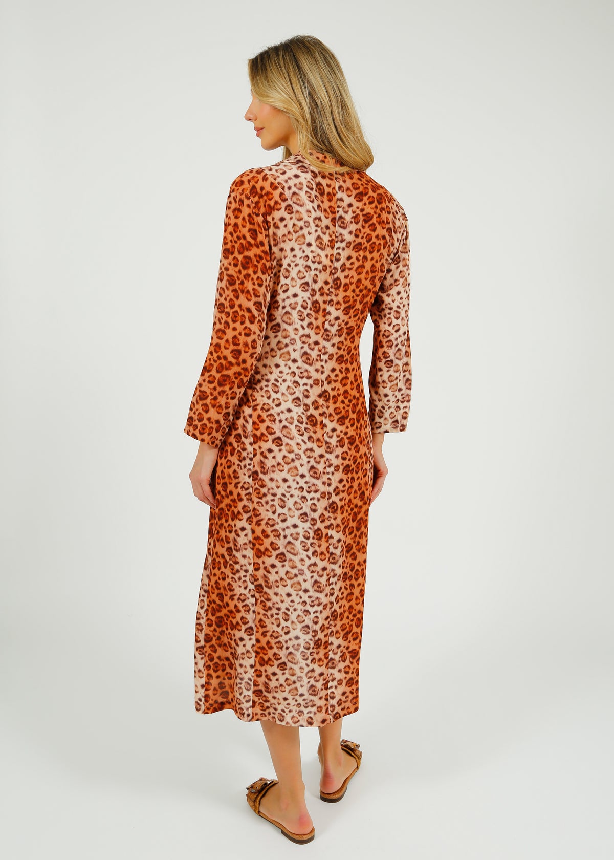 Primrose Park Eli Dress in Leopard