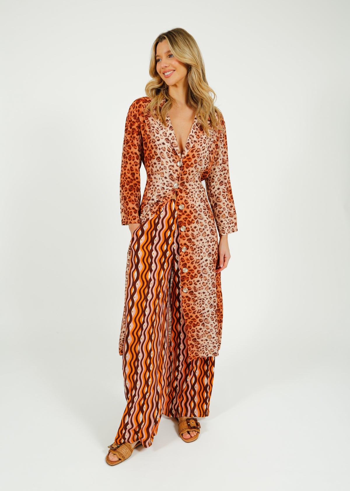 Primrose Park Eli Dress in Leopard