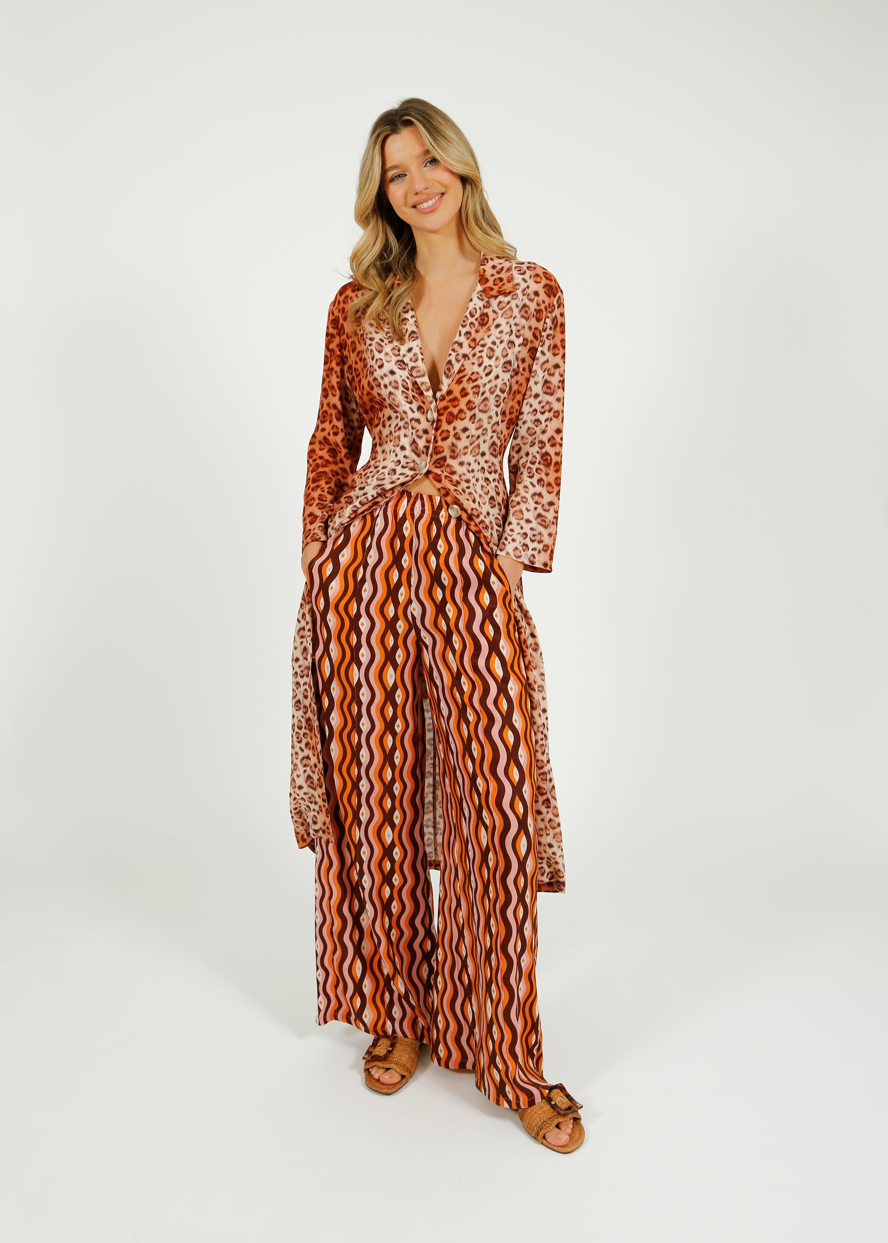 Primrose Park Eli Dress in Leopard