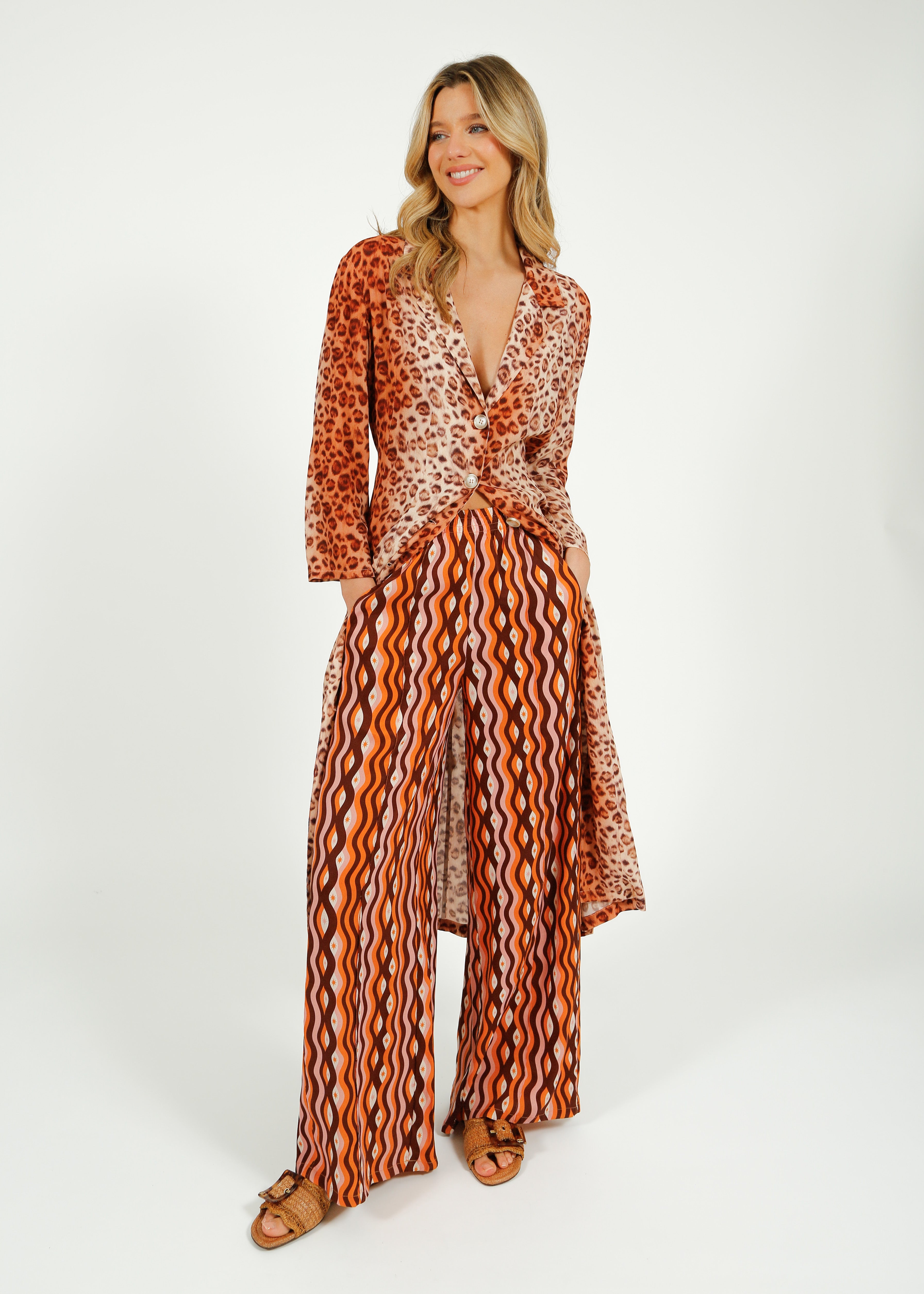 Primrose Park Kylie Trousers in Waves